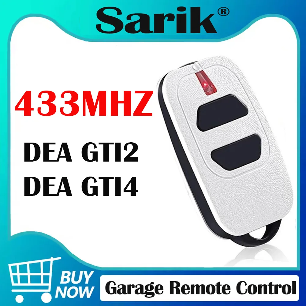 

Universal 433mhz 2/4 Buttons Compatible with GT2 GT4 GTI2 GTI4 GTI2N GTI4N GTI2M GTI4M TR2 TR4 TR2N Garage Gate Remote Control