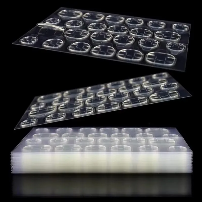 240/480 Stück starkes Klebeband, für Nagelspitzen, doppelseitige Klebefolie, für künstliche Nägel, transparent – Detail 5