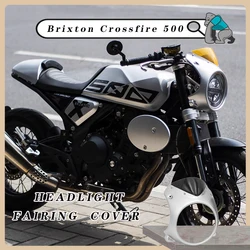 Customized For Brixton Crossfire 500  GK500 Motorcycle Round ABS Plastic Screen Headlight Fairing Windshield Cover