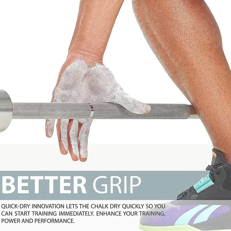 50ml Sports Liquid Chalk Magnesium Powder Fitness Weight Lifting Non-slip Cream Grip for Weight Lifting Climbing Cross Training