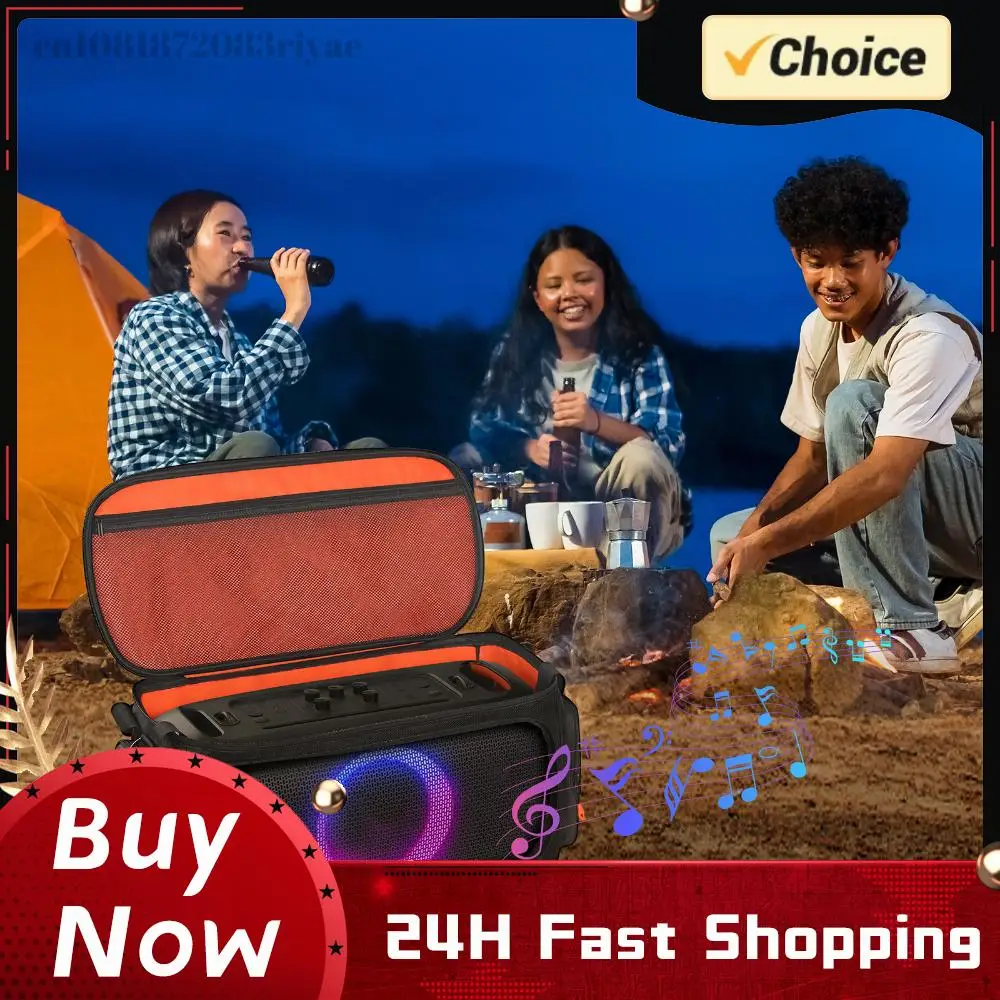 

Противоударный чехол для переноски портативной колонки, сумка-переноска с плечевым ремнем, совместимая с колонкой JBL PartyBox On The Go 2