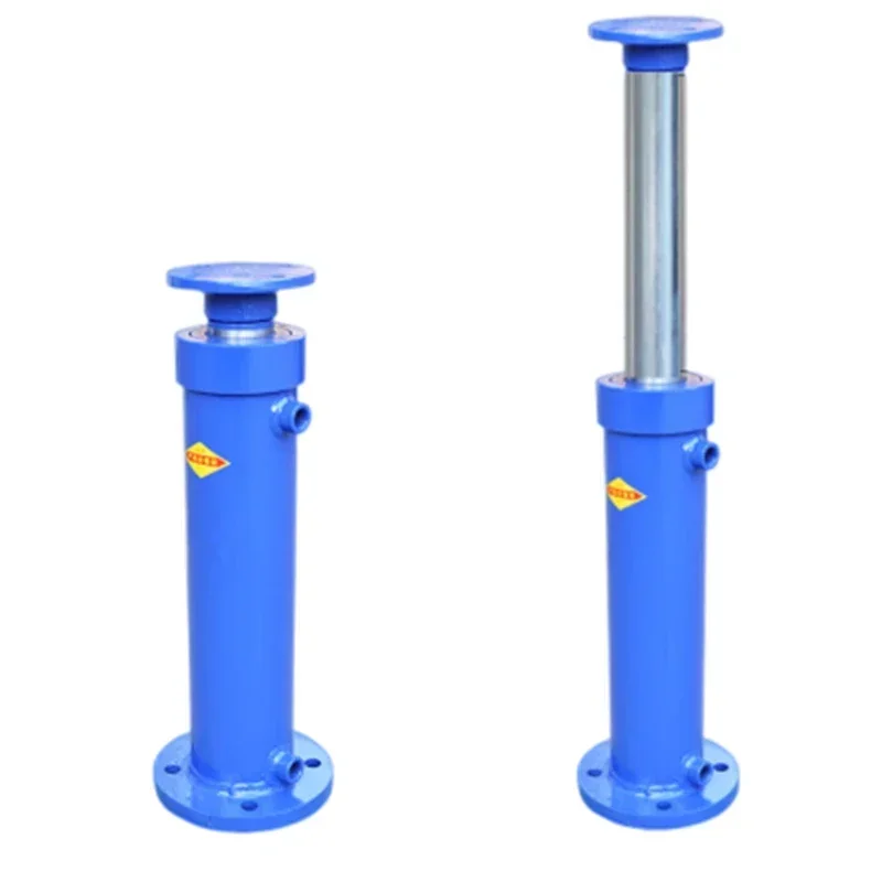 소형 신형 A12T 플랜지 리프트 유압 실린더 양방향 유압 실린더 베일러 프레스 기계 분리형 디젤 오일 상단 접근