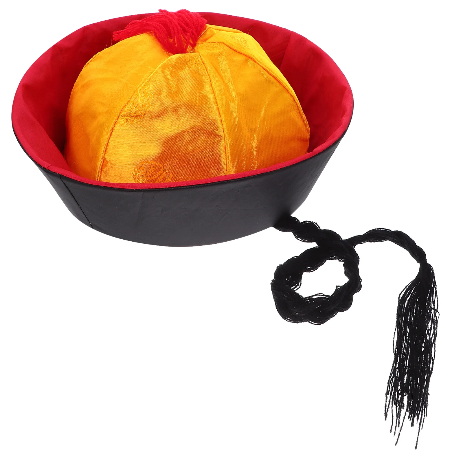 

Восточная азиатская королевская придворная шляпа, традиционный китайский стиль, косы, головной убор для сценического выступления, косплей, вечеринка, фестиваль, можно носить