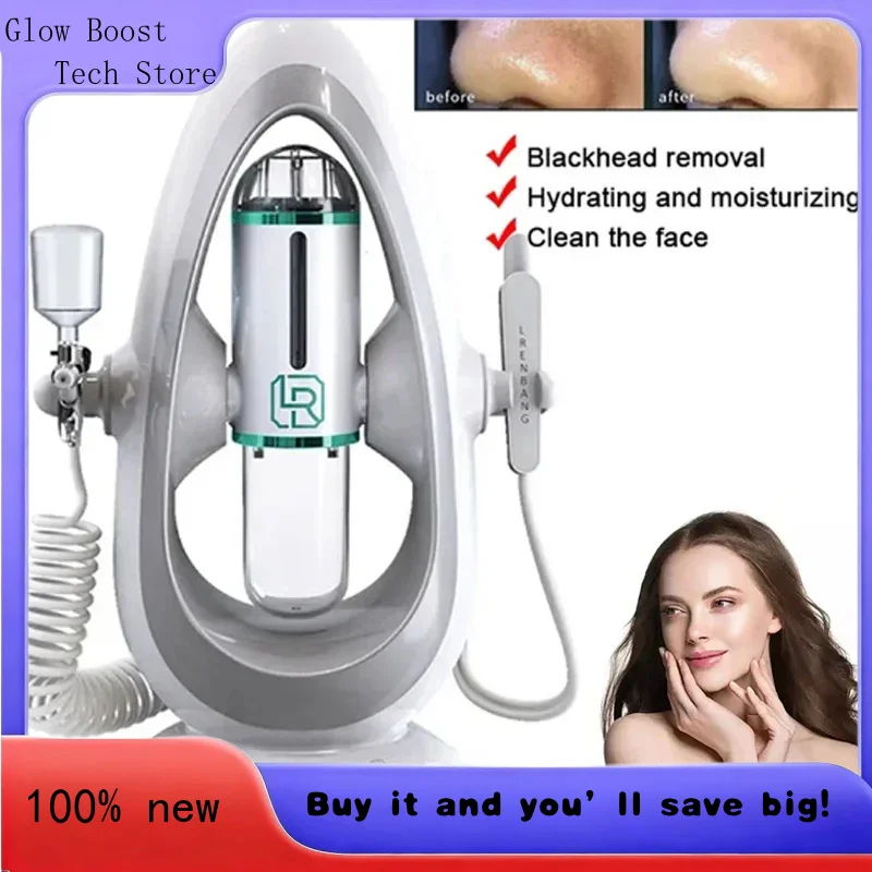

Glow NEW Peeling Beauty Device New Small Bubble Oxygen Injection Instrument Dermabrasion Aqua Cleaning Suctio