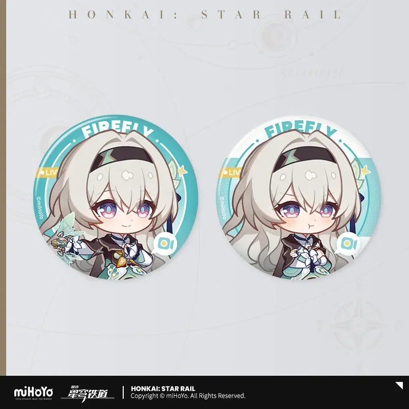 Sunsyea Honkai Star Rail Officiële Merch miHoYo Originele Authentieke JMDHKS Serie Badge Set Dan Heng Blade Sunday Aventurine