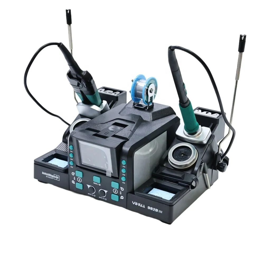 982D-III Soldering Station Three-Stage Temperature Memory Digital Calibration for Mobile Motherboard Repair