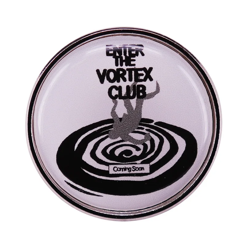 Enter The Vortex Club Lapel Pins Backpack Jeans Enamel Brooch Pin Women Fashion Jewelry Gifts Life is Strange Cartoon Badges