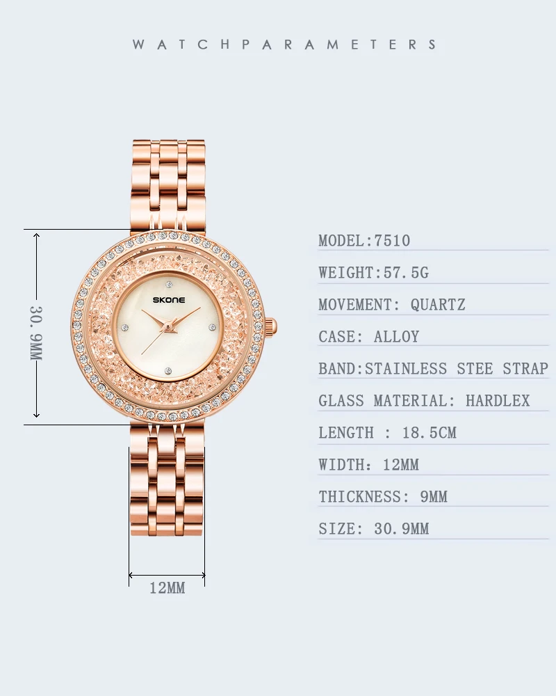 Simple temperament waterproof fashionable starry sky French style light luxury niche high-end branded quartz watch for women