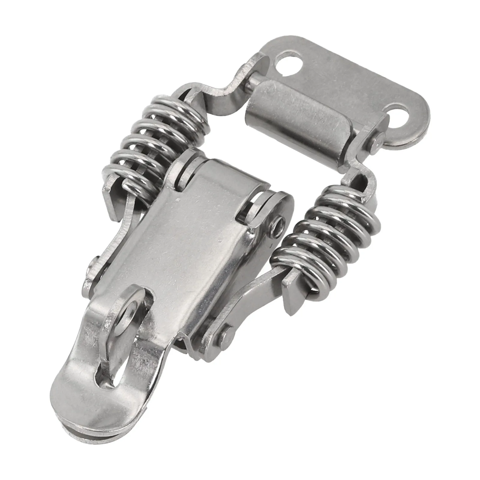 1pcs Spring Hasp Toolbox for toggle Latches Lock Stainless Steel Double Springs Latch 2.56 X 18.5inch For Ordinary Boxes
