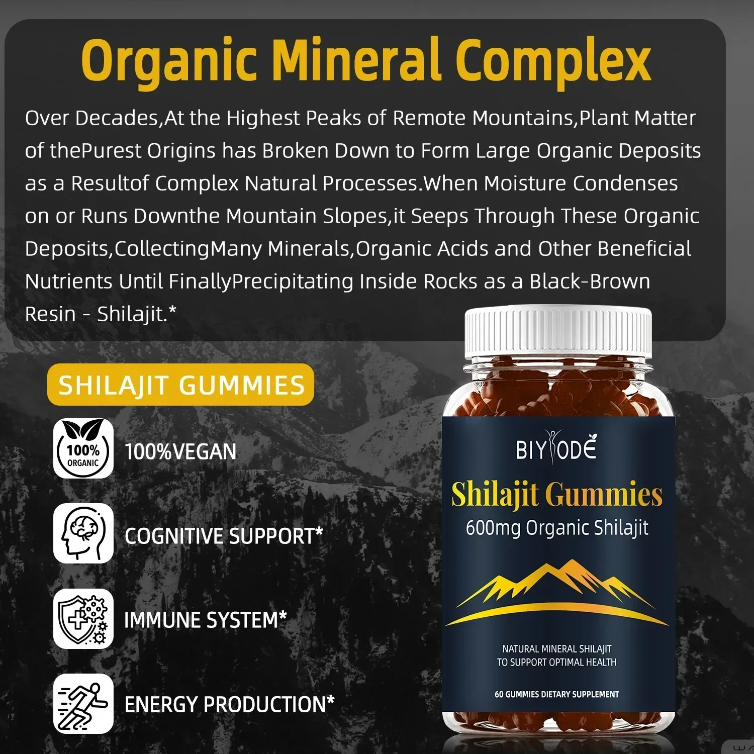 Shilajit gummies promote metabolism and support energy health