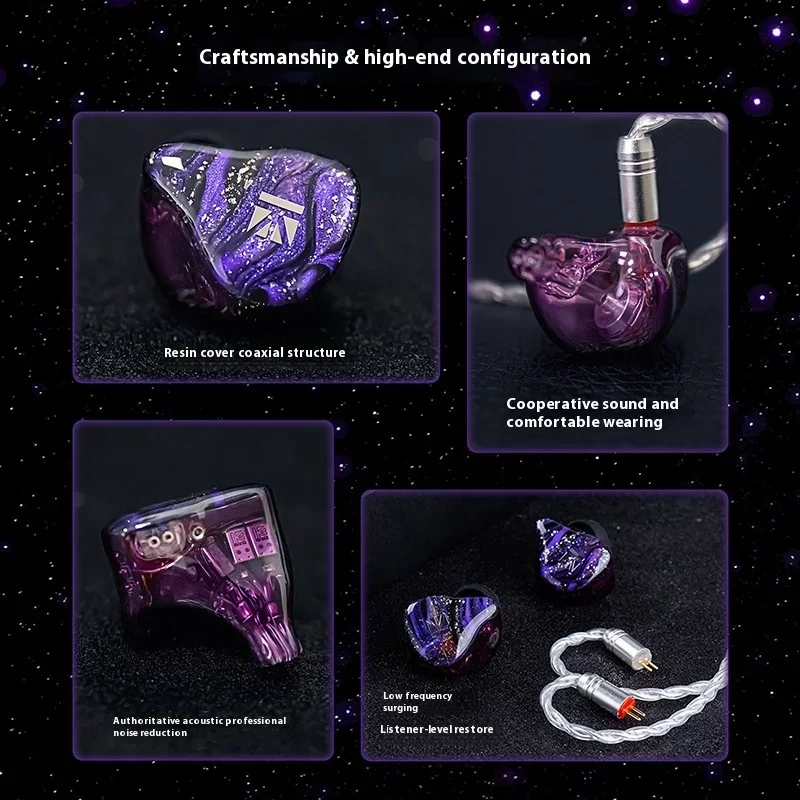 KBEAR Cepheusr In Ear HiFi Earphone 16 Unit Hybrid Technology In-Ear Custom Monitor Headset With Detachable Cable Music Earbuds