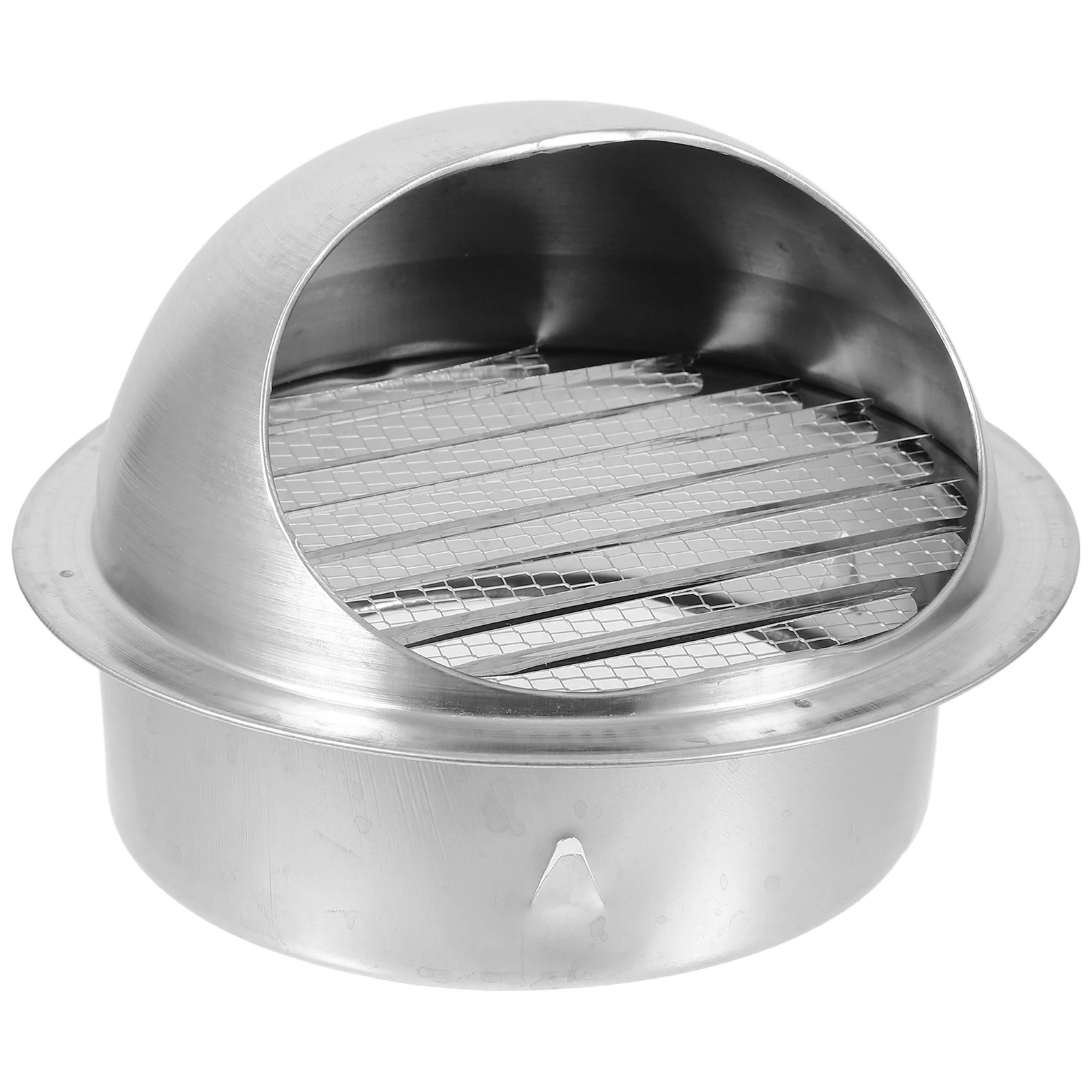 

Stainless Steel Exhaust Hood 100mm Ventilation Cap for Wall Bathroom Kitchen Range Chimney Air Covers Round Outlet