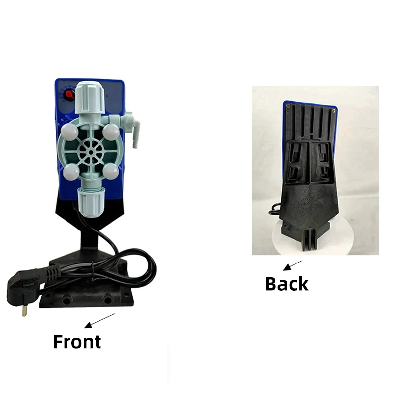 Imagem -03 - Bomba Dosadora de Diafragma Eletromagnética Bomba de Dosagem Tratamento de Água Ácido Químico Cloro Dosagem Bomba 120l h