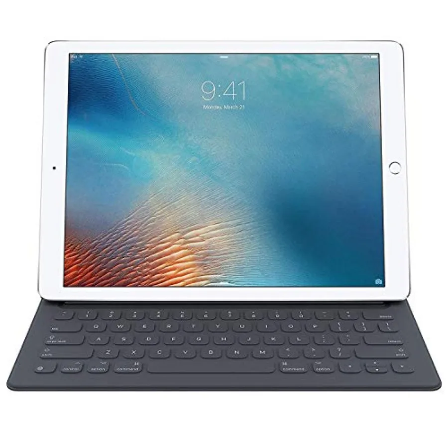 

Умная клавиатура для iPad Pro 9,7 дюйма, модель 2016 года, из полиуретана, черная, съемная, для точного набора текста, с магнитным креплением, тонкий профиль