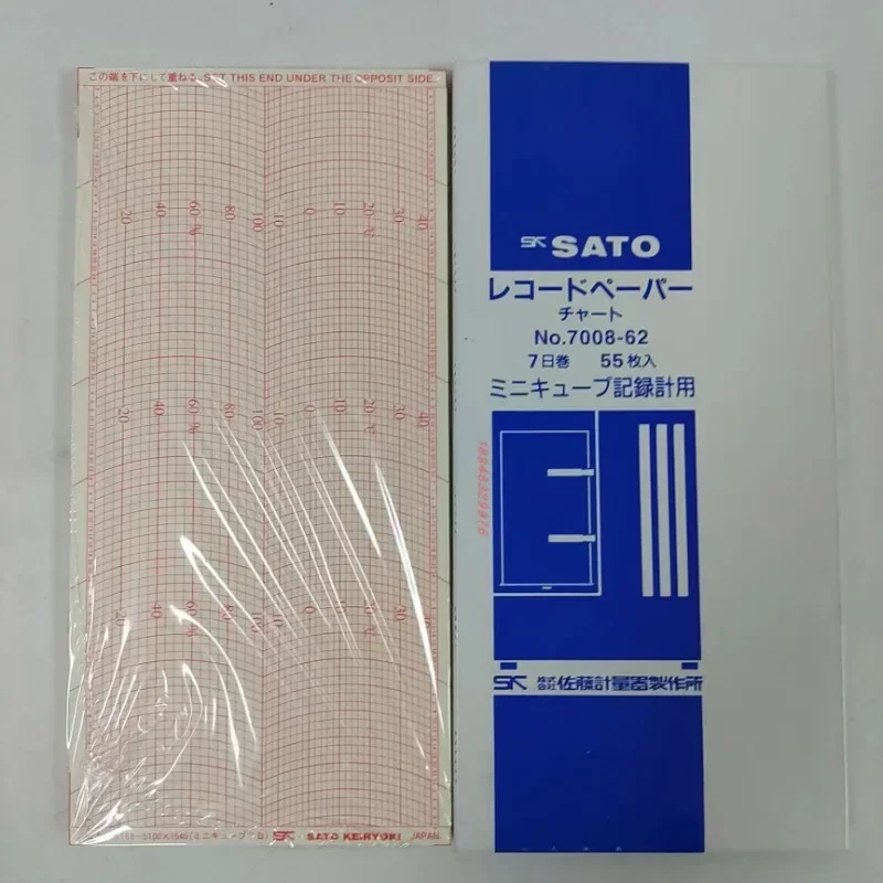 SATO Temperature and Humidity Recorder 7008-10 Recording Paper 7008-62 7005-62 7006-62