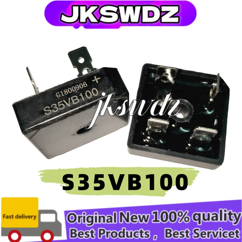 2 peças 100% novo s15vb100 s25vb100 s35vb100 s50vb100 15a 25a 35a 50a 1000v ponte de diodo