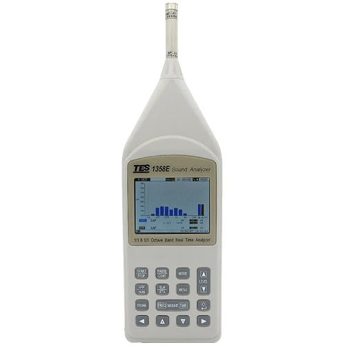 TES-1358E Octave Real-time Audio Analyzer 1/1 and 1/3 Octave Real-time Audio Analyzer (with TAF Report)