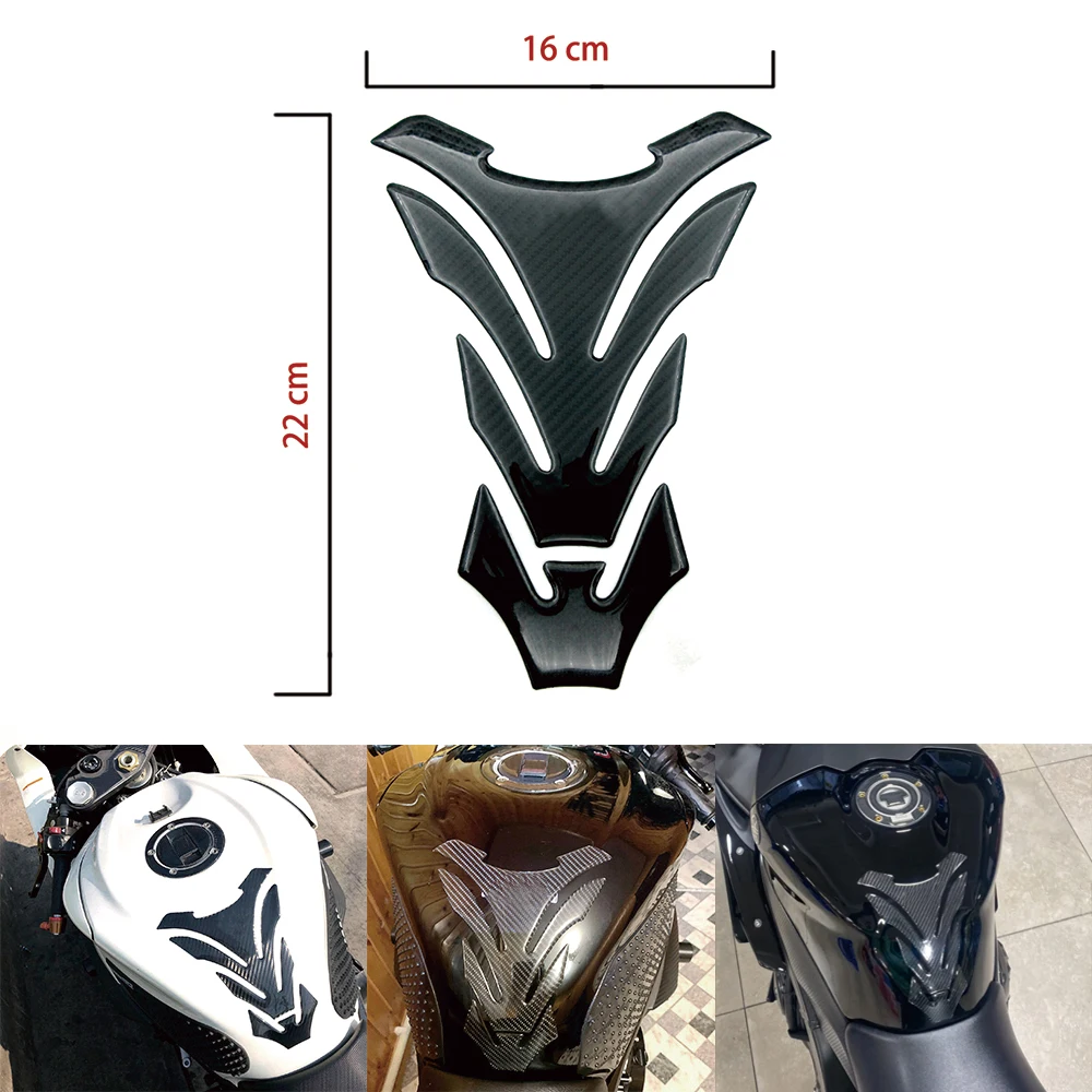 Motorcycle Fuel Tank Fish Bone Protector Decals Oil Gas Cap Cover Pad 3D Sticker For Kawasaki Ninja Z250 Z750 Z800 Z1000 Z1000SX