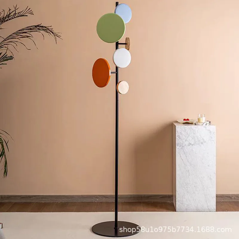 Nordic simple multi-color floor coat rack, living room bedroom high-value decorative coat rack