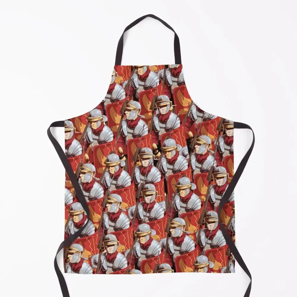 

Legionary Pattern Apron with pockets Waterproof Kitchen Woman kitchen woman Things For The Kitchen Apron