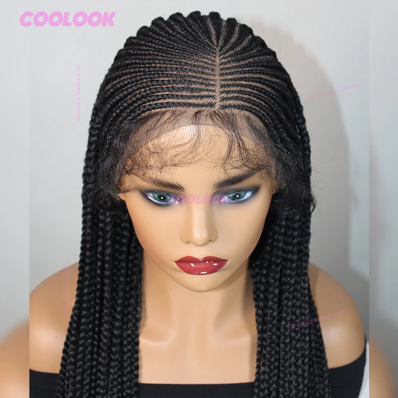 36 Inch Braided Wig… - image