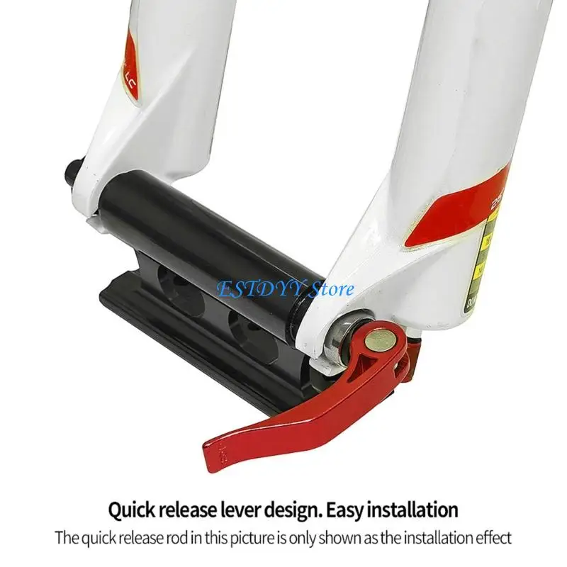 G6DE Bicycles Fork Mount Car Roof Rack Durability Aluminum Fork Mounting Brackets