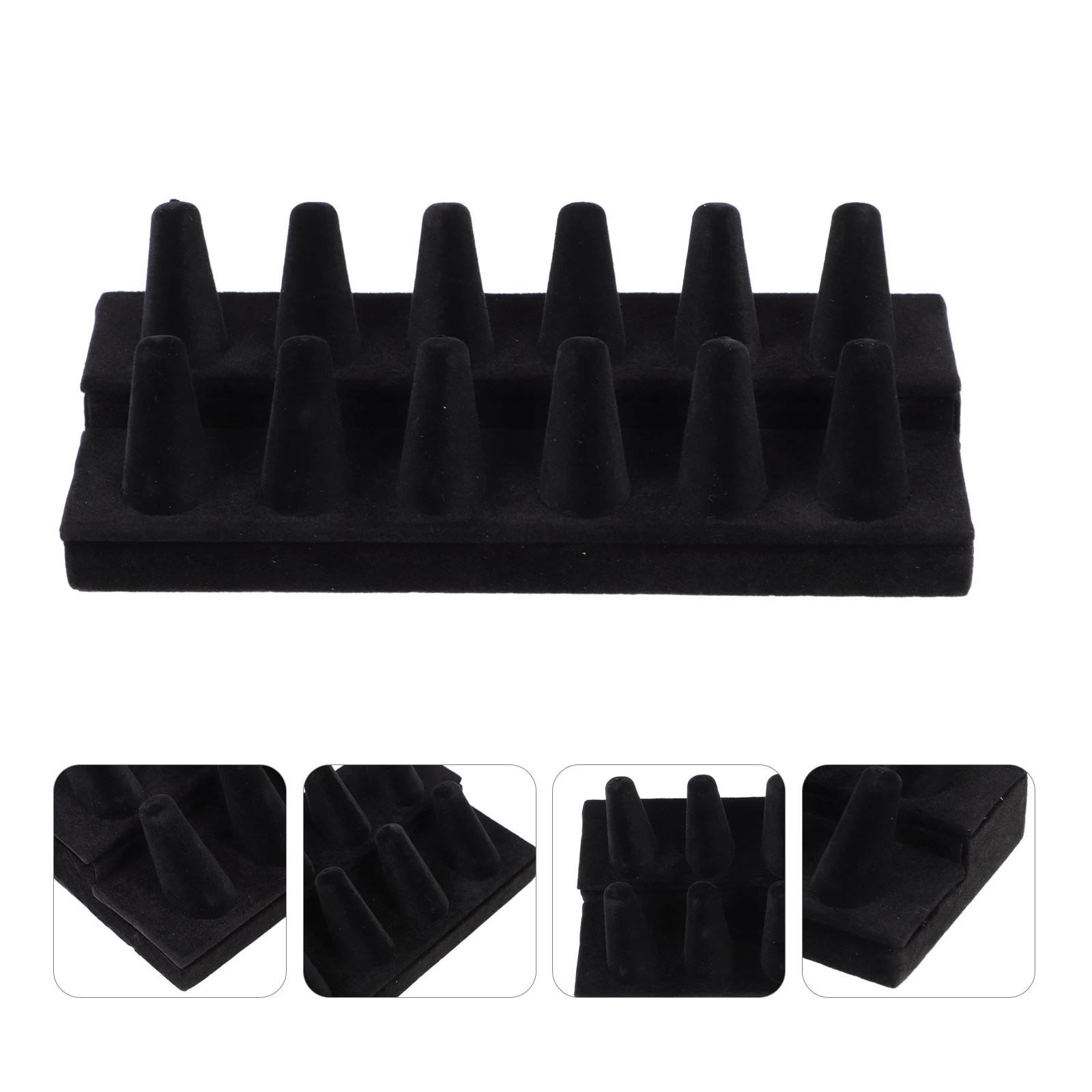 

Ring Display Rack Jewelry Holder Rings for Showcase Cone Stand Jewellery Organizers Finger Decoration