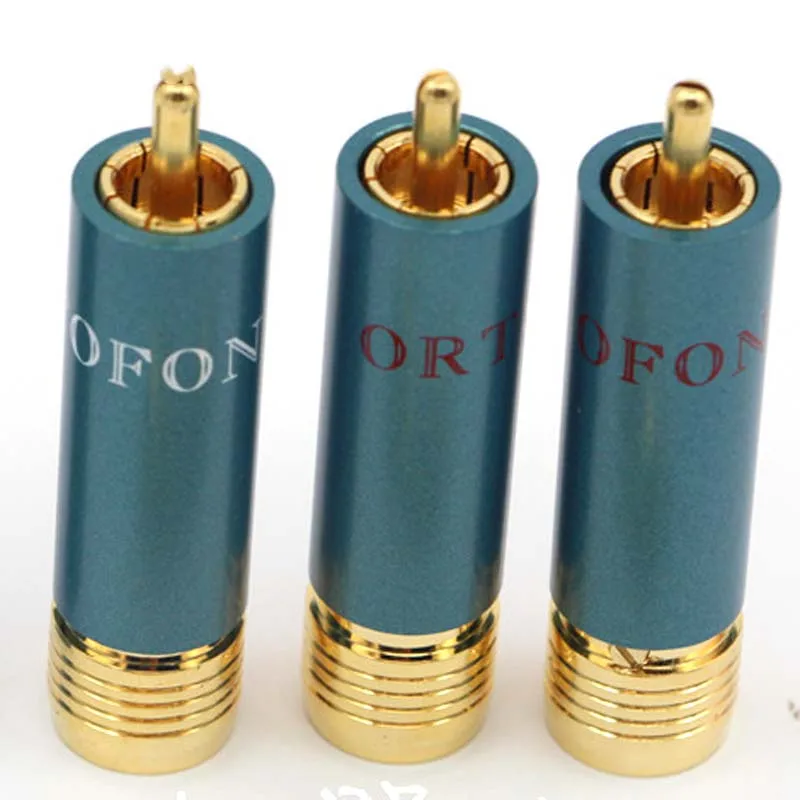 

Gold-plated HIFI RCA Plug Hi-end Ortofon Reference 8NX RCA Connectors