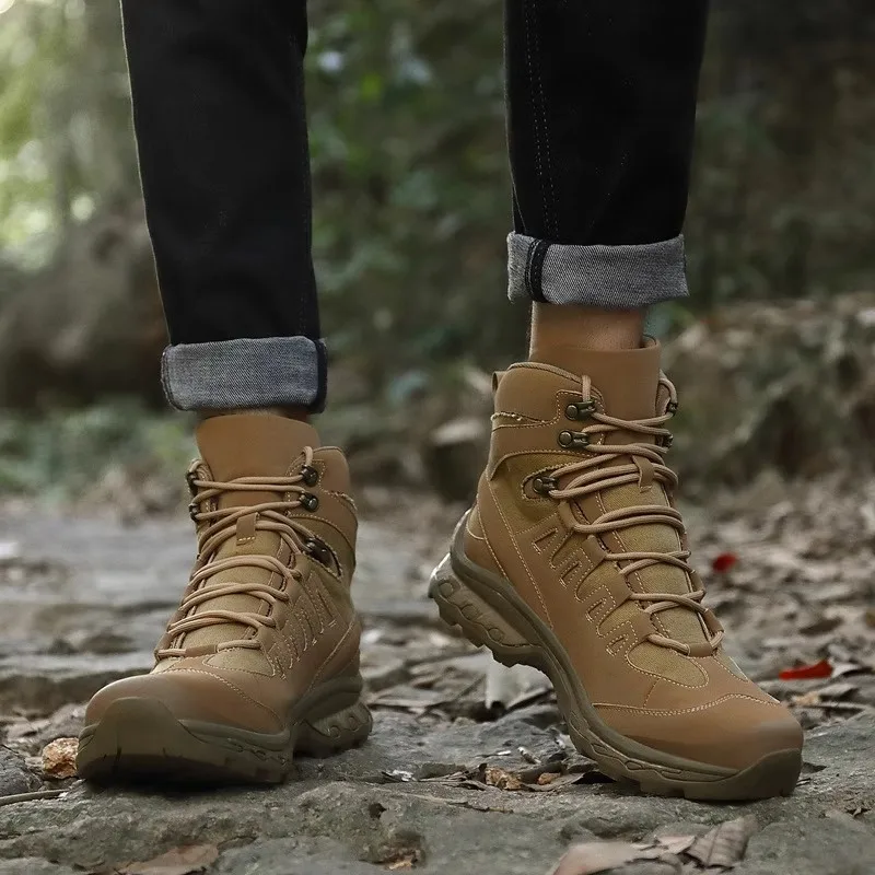 

Hot-Selling New Arrival High-Quality Unisex Outdoor Professional Hiking Boots Casual Shoes Anti-Slip Strong Traction Hiking Boot