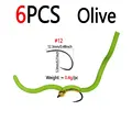 6pcs Olive
