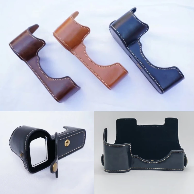 PU Leather Grip Camera Video Bag Case For Sony ILCE-9 A9 A7M3 A7 III A7R3