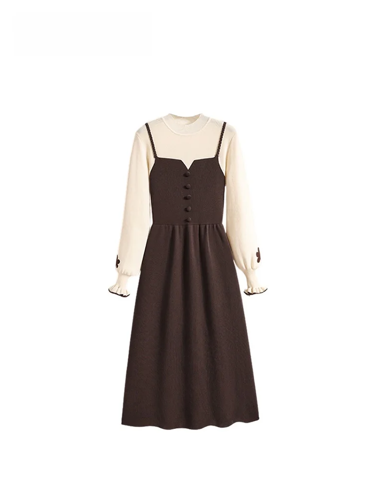 

Трикотажные длинные свеки больших размеров Ne Dr, женские осенние винтажные утягивающие миди Dr Cara CLUB, большой размер, модный Dr