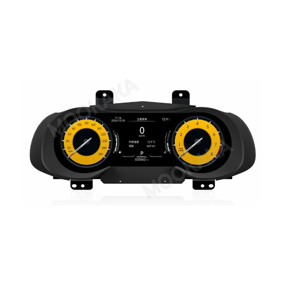 Car Dashboard Digital Cluster For Maserati Quattroporte 2013-2023 Carplay Instrument Virtual Cockpit Speedometer Meter Head Unit