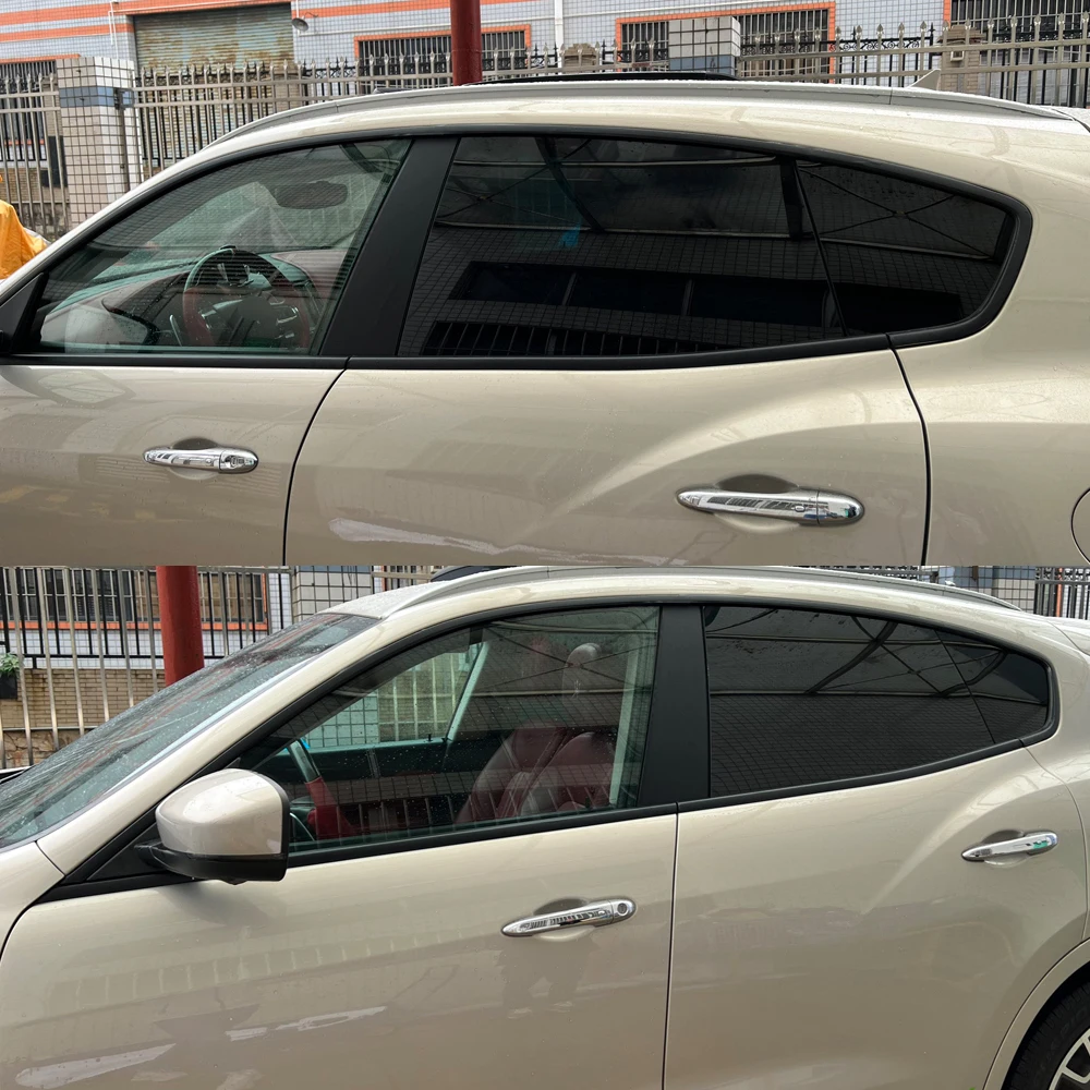 

Для Maserati Levante 2016-2022 внедорожника, хромированное окно, удаление затемнения, стойки ABC, глянцевые черные наклейки