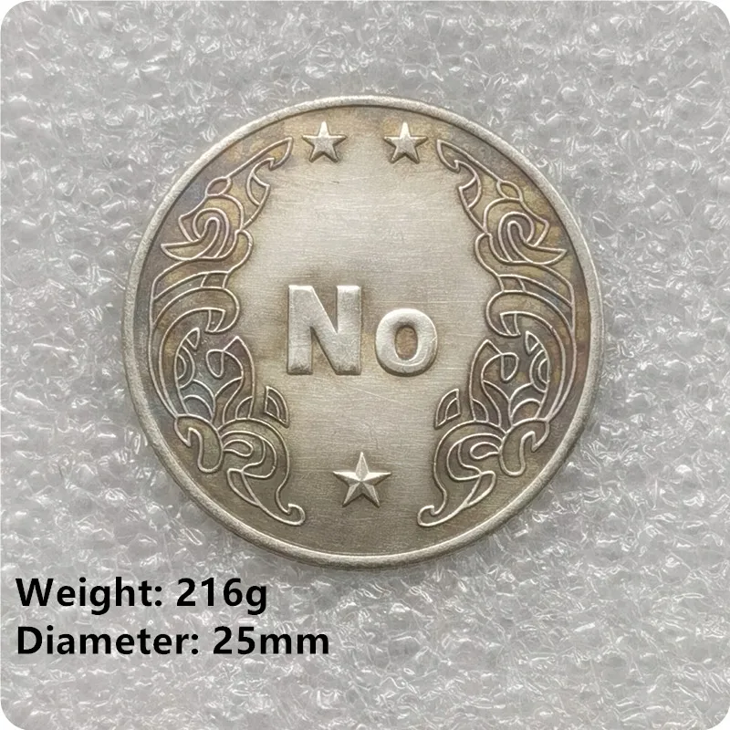 YES Or NO Craft Coin,Collectible Divination Decision,DIY Gift Toy(25MM)