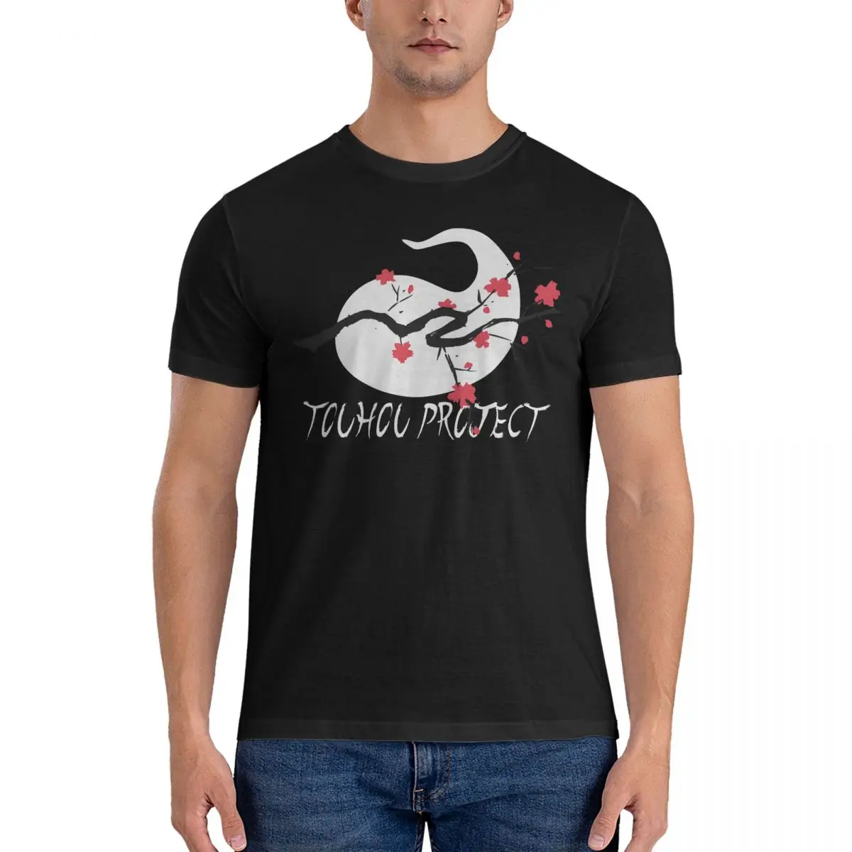 Perfect Cherry Blossom - Youmu  Touhou Project Hipster Tee Shirt Short Sleeve Crew Neck T-Shirts Cotton Birthday Gift Tops