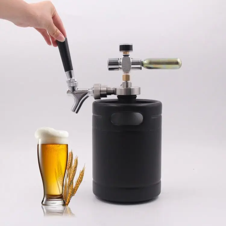 Stylish and convenient carbonated soda backpack beverage dispenser