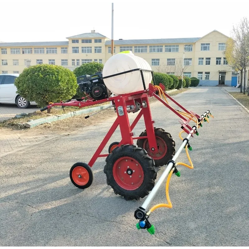 100L Hand Push Boom Sprayer with Engine Power for Garden Spraying - Efficient Garden Care Machine