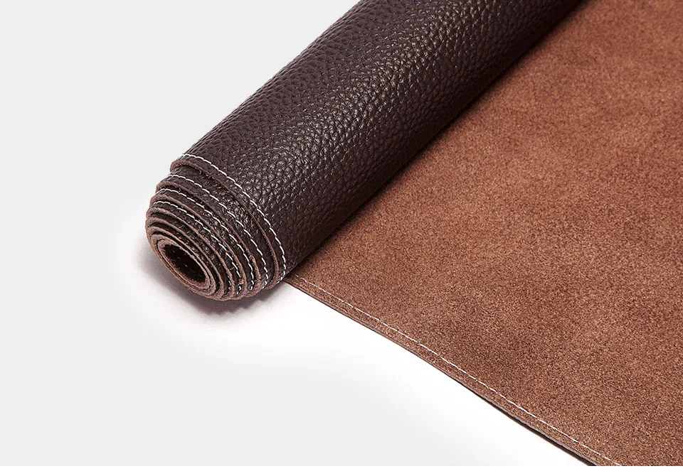 100% Genuine Leather Office Computer Table Mat Desk Study Desk Mat Large Mouse Pad Solid Color Desk Gaming Mice Pad For Laptop