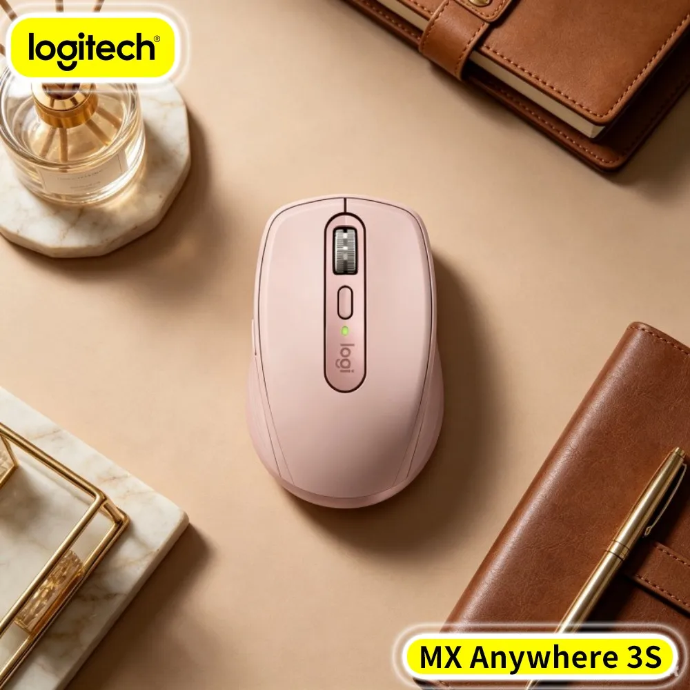 Precision Logitech MX Anywhere 3S - 8K DPI, Magspeed Scroll, Silent Click, Travel-Friendly For Cross-City Retail Trip