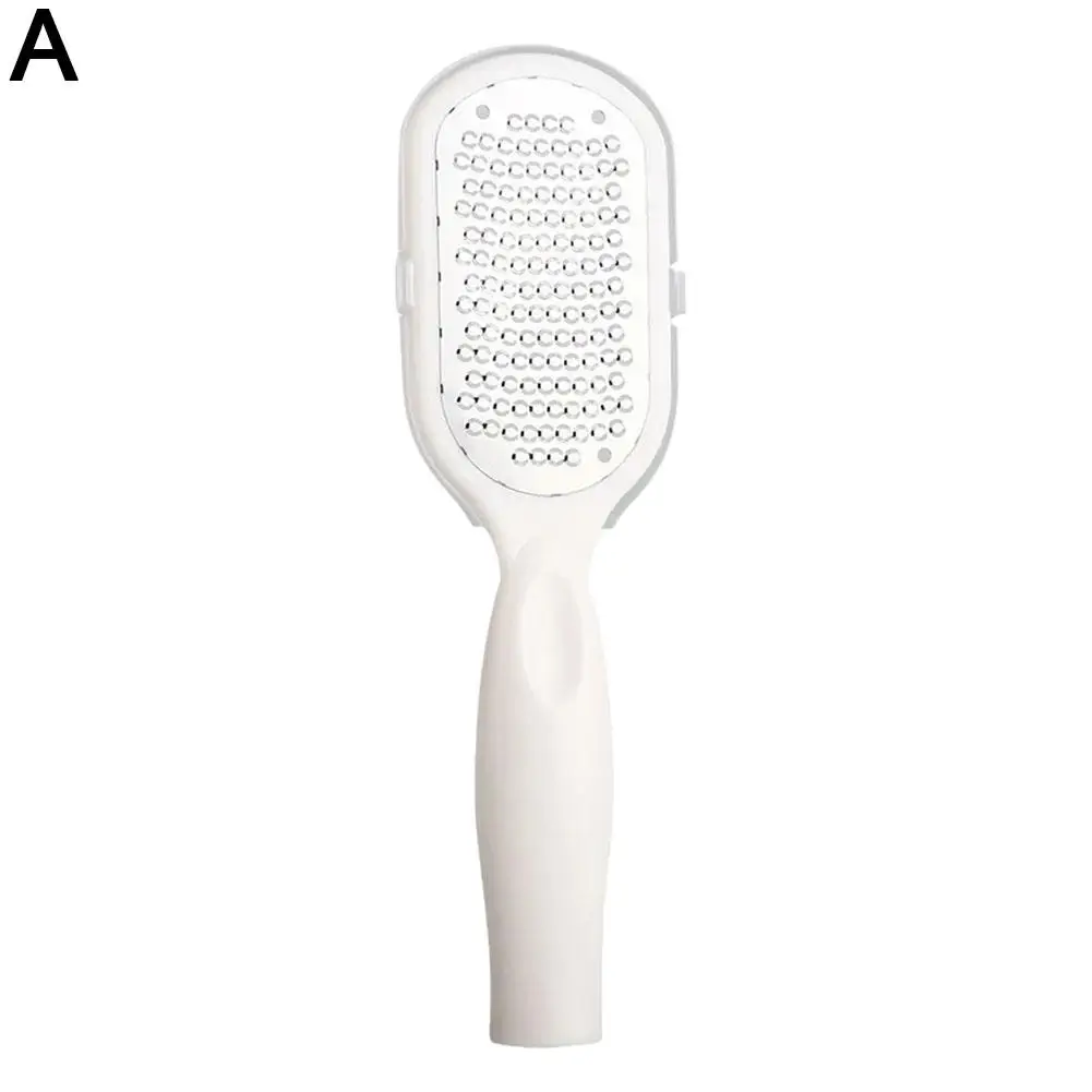 جهاز تنظيف القدم المحمول من الفولاذ المقاوم للصدأ ، مشمس للباديكير ، ملف القدم ، مزيل الكالس ، الجلد الميت ، مكشط للعناية بالقدم الرطبة والجافة ، I7a2