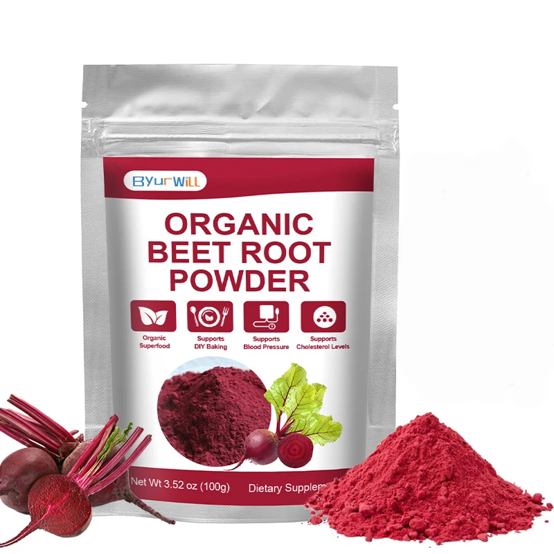 Organic Beet Root Powder – Raw, Non-GMO, Natural Energy Boost, Supports Circulation, Detox, & Heart Health ,Vegan, Gluten-Free