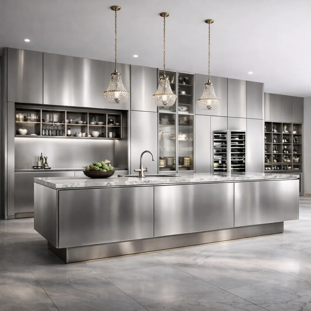 Maßgefertigte moderne Küchenmö – Kitchen Baking Island Bewertung und Preis