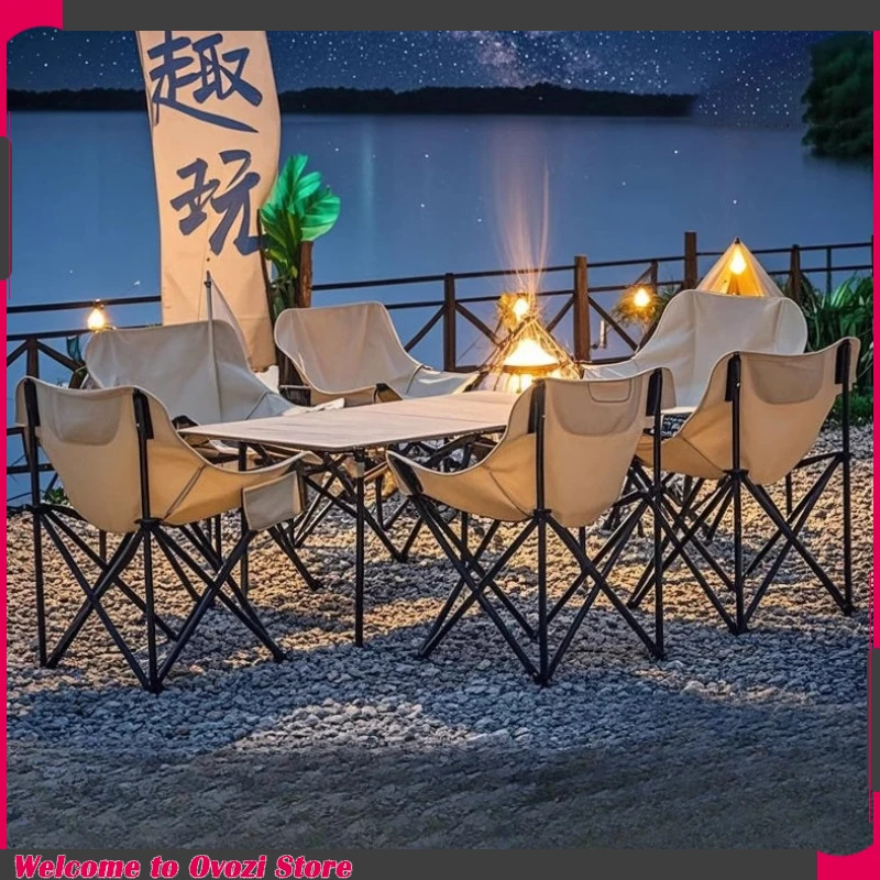 

Minimalist Waterproof Camping Table Nordic High Quality Dining Lounge Camping Table Modern Portable Tuinmeubelsets Furniture