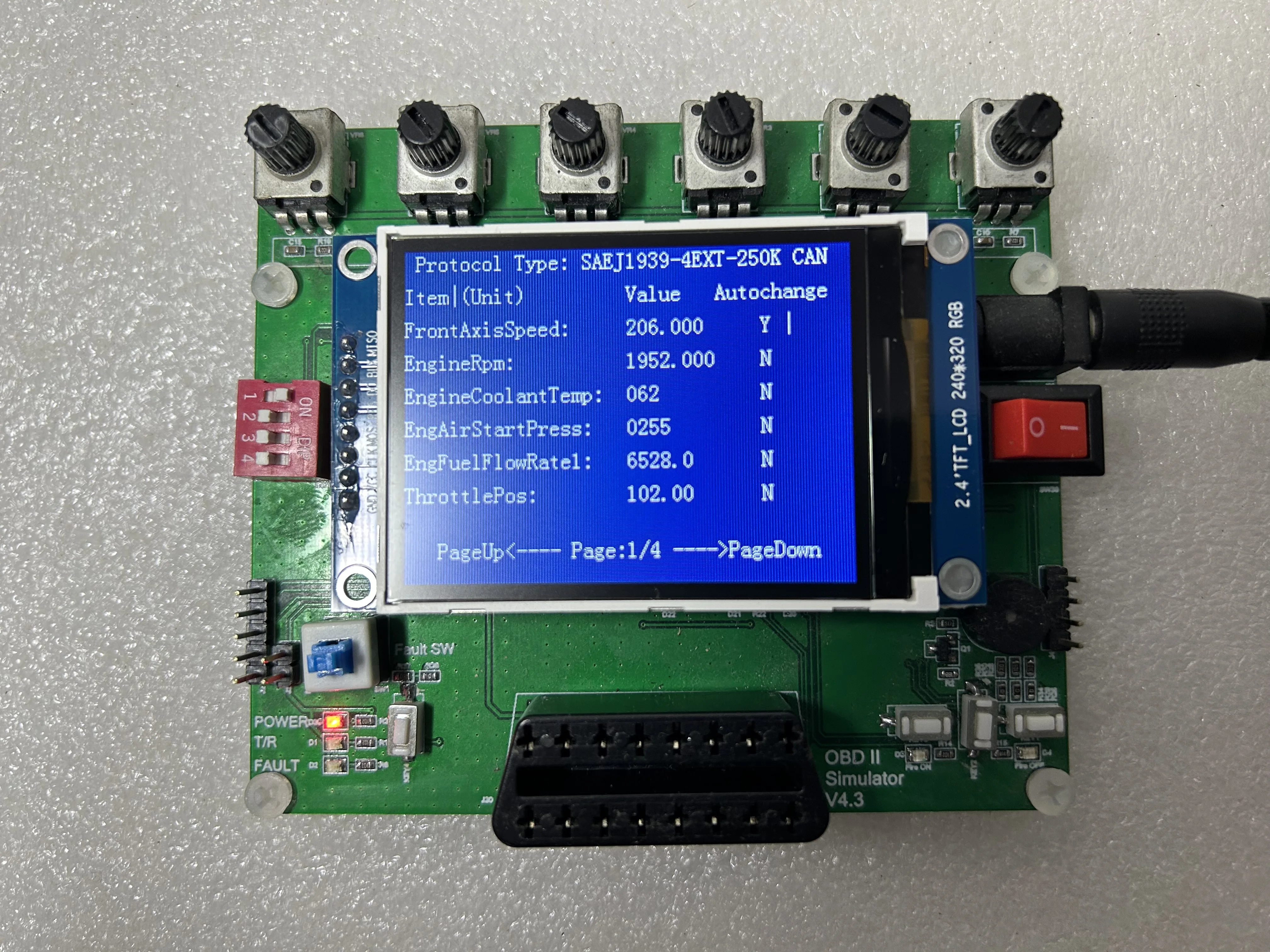 Imagem -04 - Simulador Obd para Carro Simulador Ecu J19-simulator