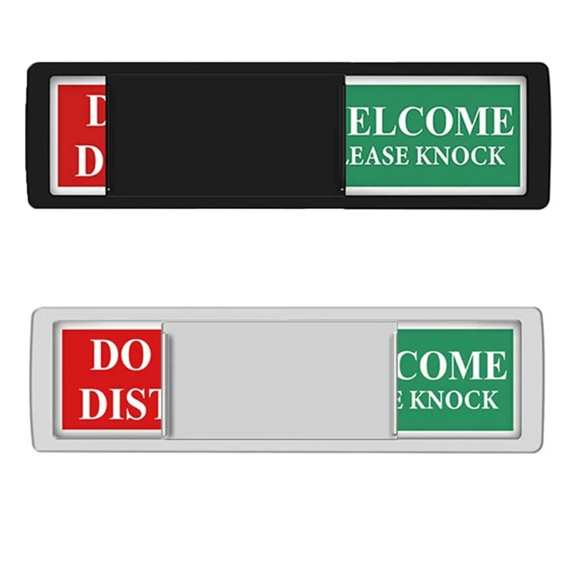 

652F Do Not Disturb Convenient Room Status Sign Vacant Occupied Door Signs In Use Slider for Bathroom and Meeting