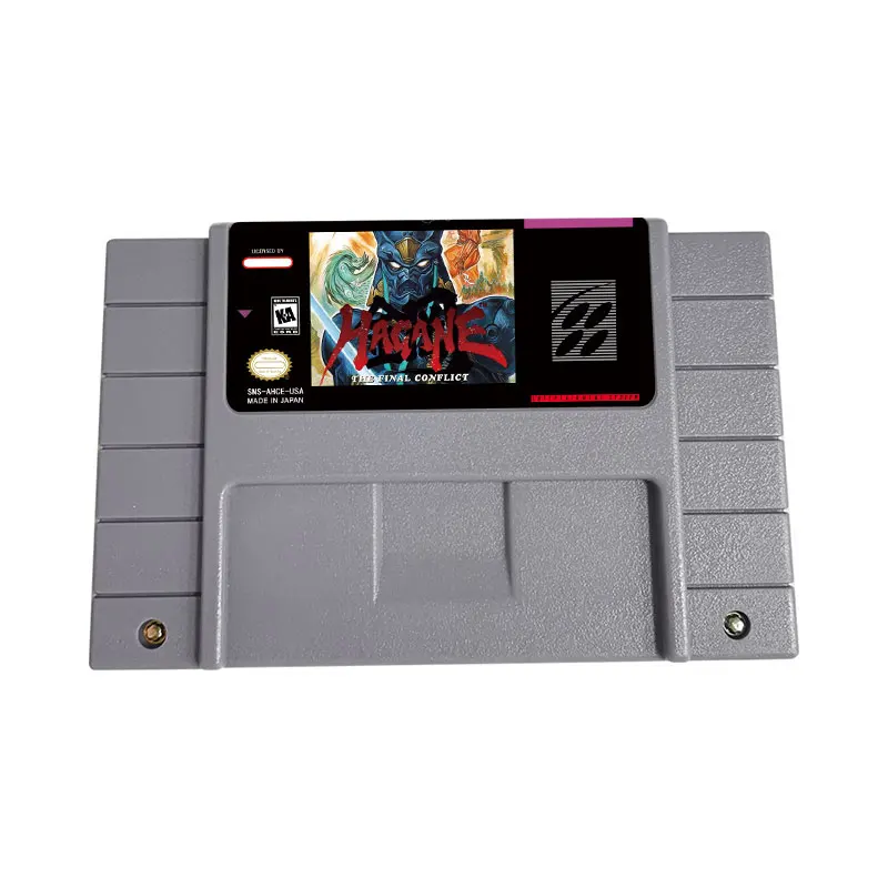 LinkN1 US Version Games Cartridge Hagane, Sunset Riders, Super Bomberman, OH NO ZOMBIES for NTSC-U SNES Game Console