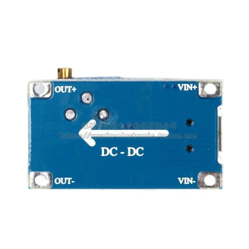 DC-DC Adjustable Boost Module 2A Board with USB Micro Charging Port Input for Electronic Components