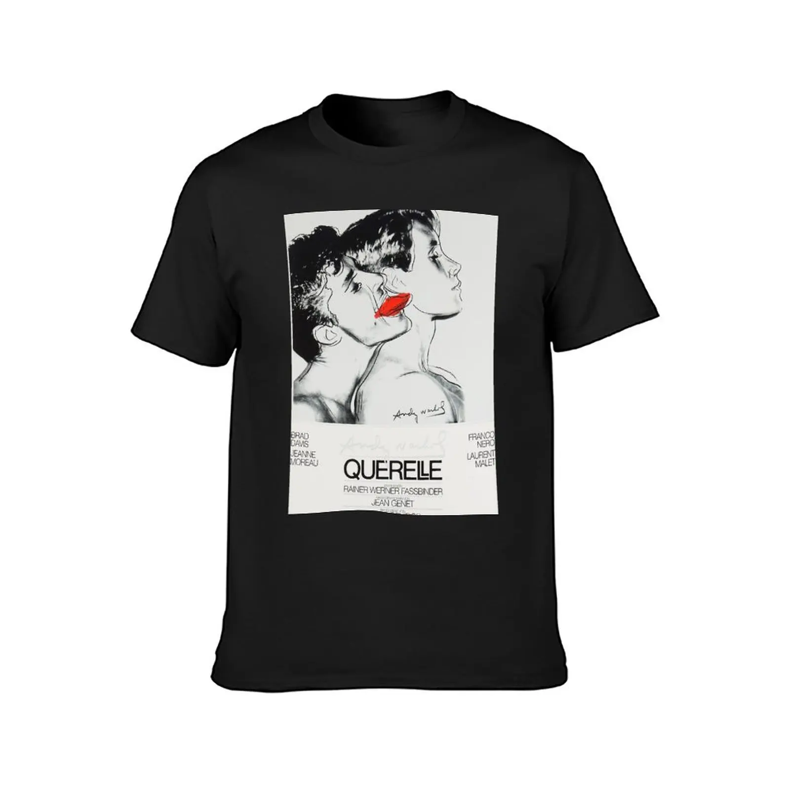 Warhol Querelle T-Shirt summer top cute clothes oversized t shirt men