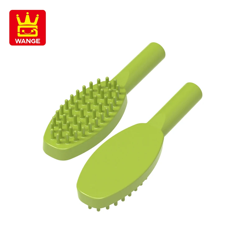 WANGE 3852 50g/138pcs Figure Utensil Hairbrush 10mm Handle Compatible with Block Moc Color City Accessories Parts